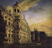 Jan van der Heyden City Hall and Plaza china oil painting reproduction
